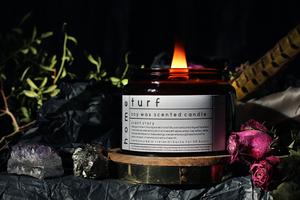 Limited Edition Large Luxury Soy Wax Candle / Turf